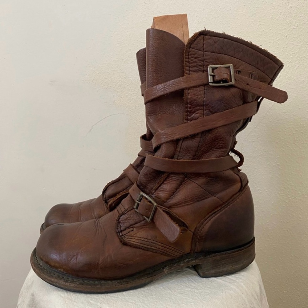 Vintage Shoe Co Jennifer Combat Boots